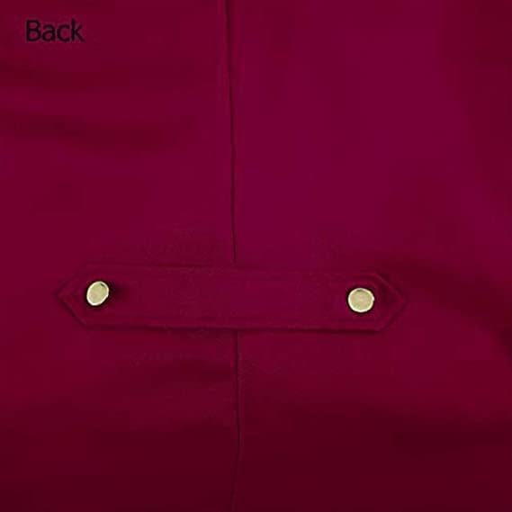 Steampunk Gothic Jacke für Herren, Rot S