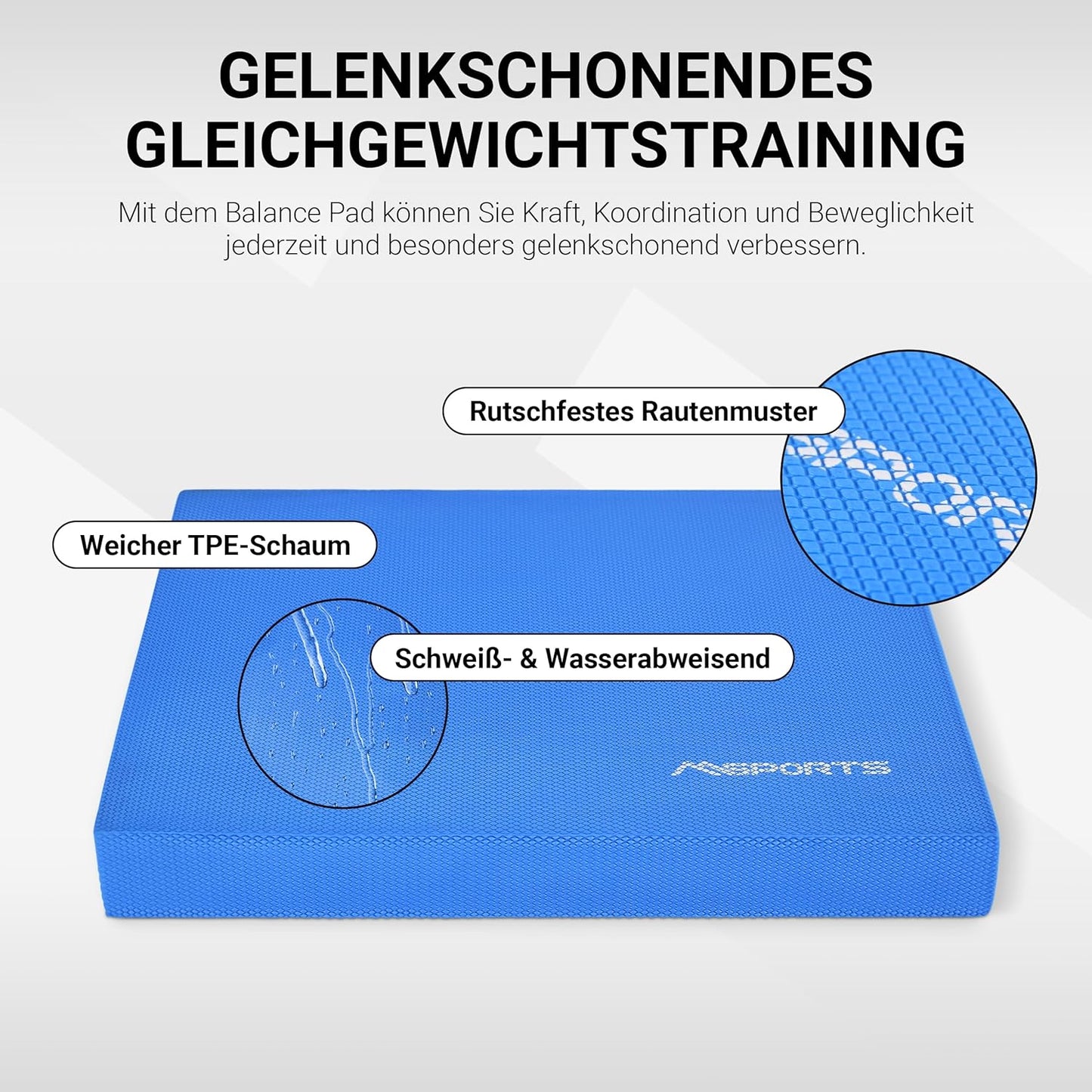 Balance Pad, Blau