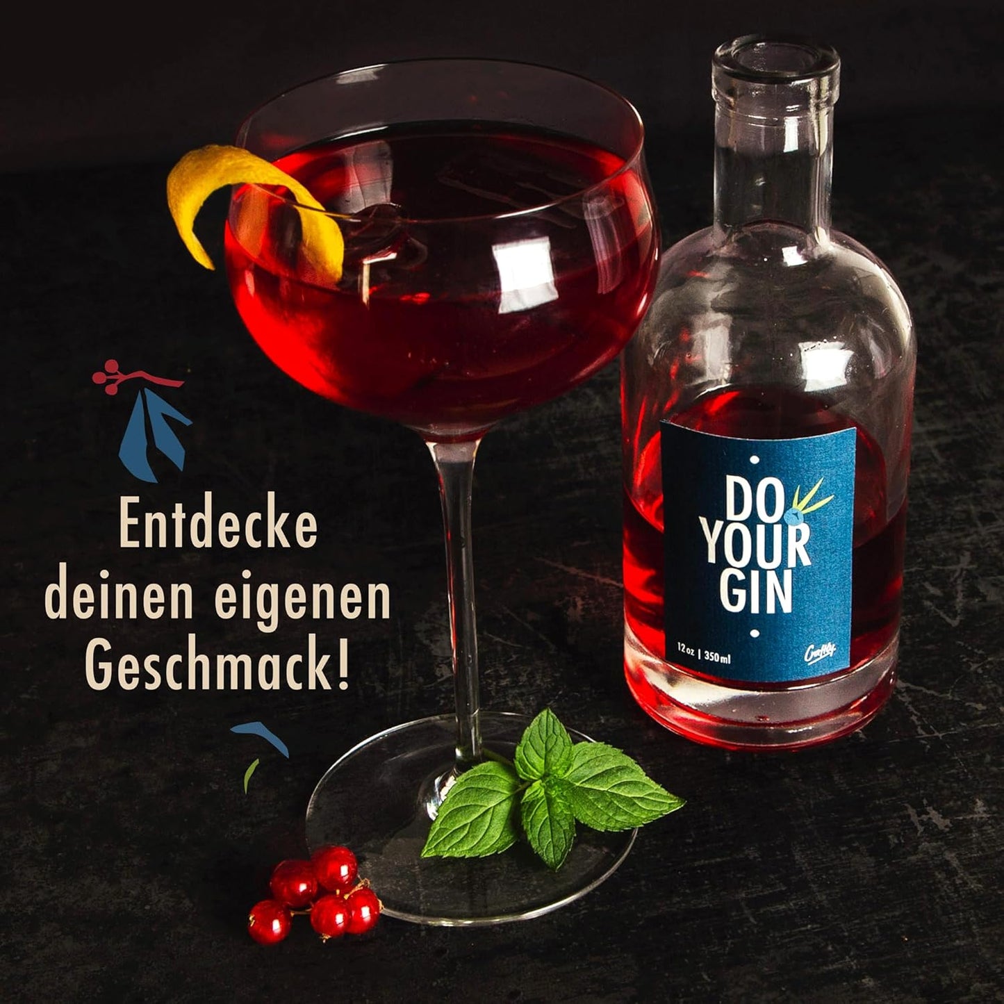DIY Gin Infusion Kit, Gin