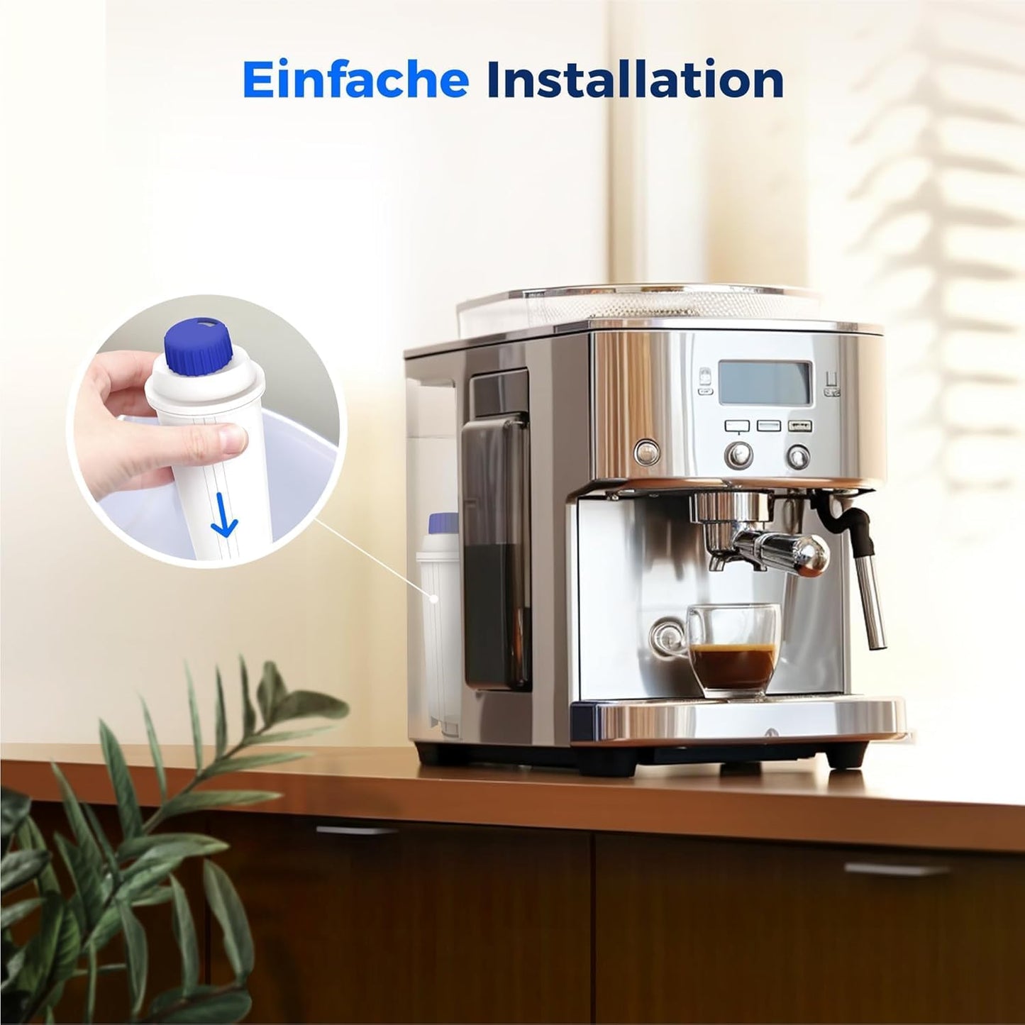 12er-Set Filterkartuschen für De'Longhi Kaffeeautomaten, Basic 12 Stück (1er Pack)