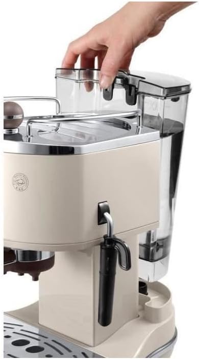Espresso Siebträgermaschine Icona Vintage ECOV 311.BG, Beige, Single