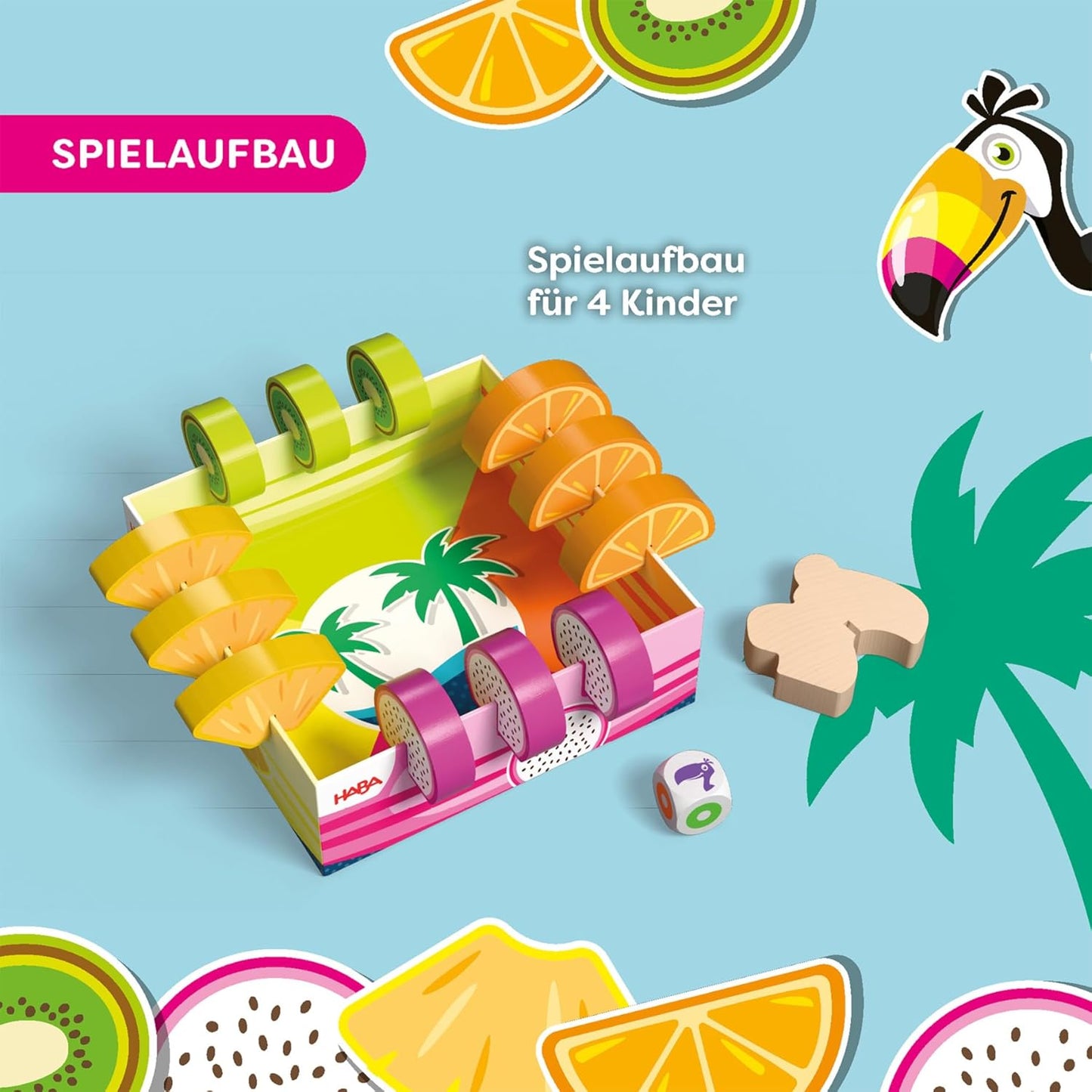 Obstgarten Tropical Holzspielzeug, Mehrfarbig