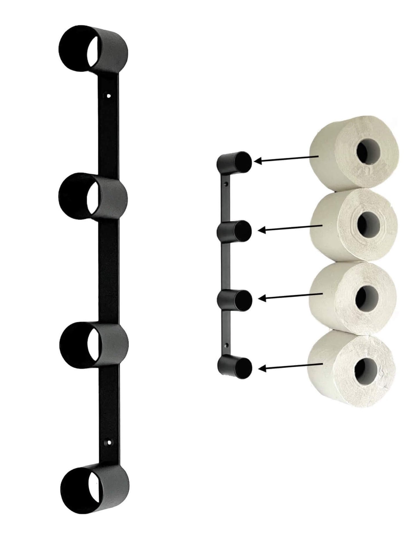 4-stufiger Toilettenpapierhalter