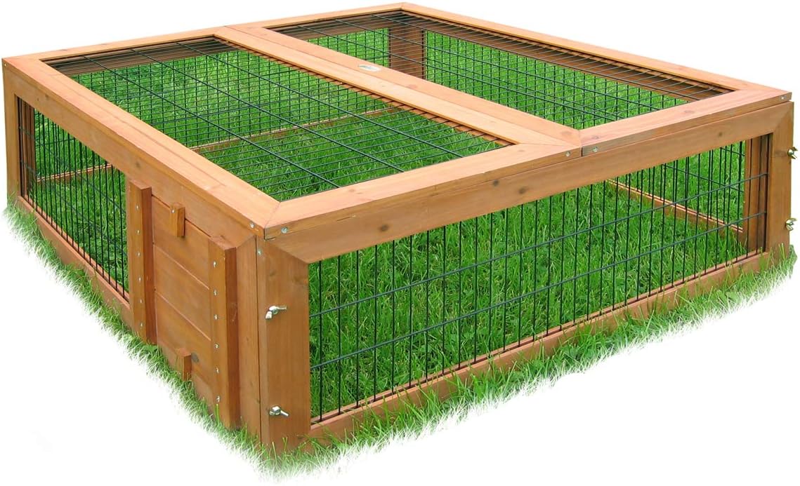 Freilaufgehege mit 2 Deckeln