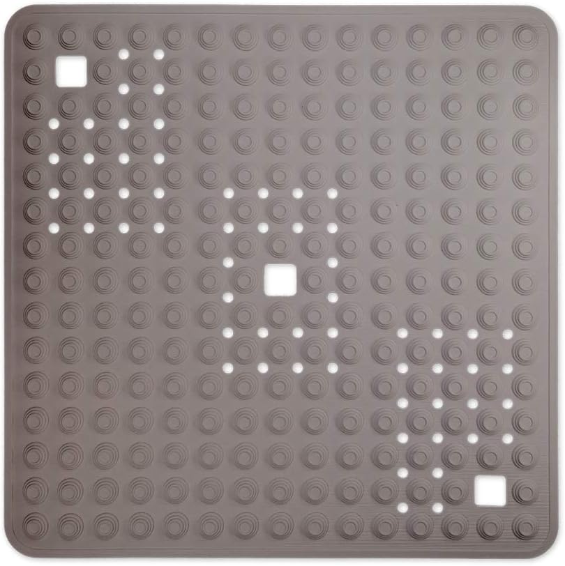 Rutschfeste Duschmatte, 60x60 cm, 60 x 60 cm Beige