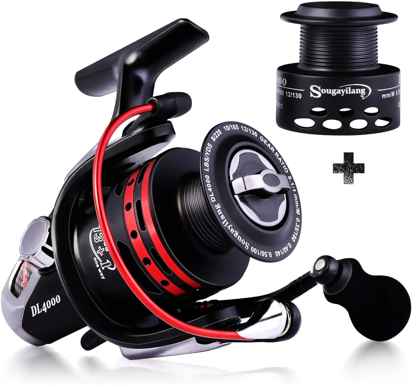 Spinnrolle DL 1000, 1000 / Fierce Dl-13+1bb