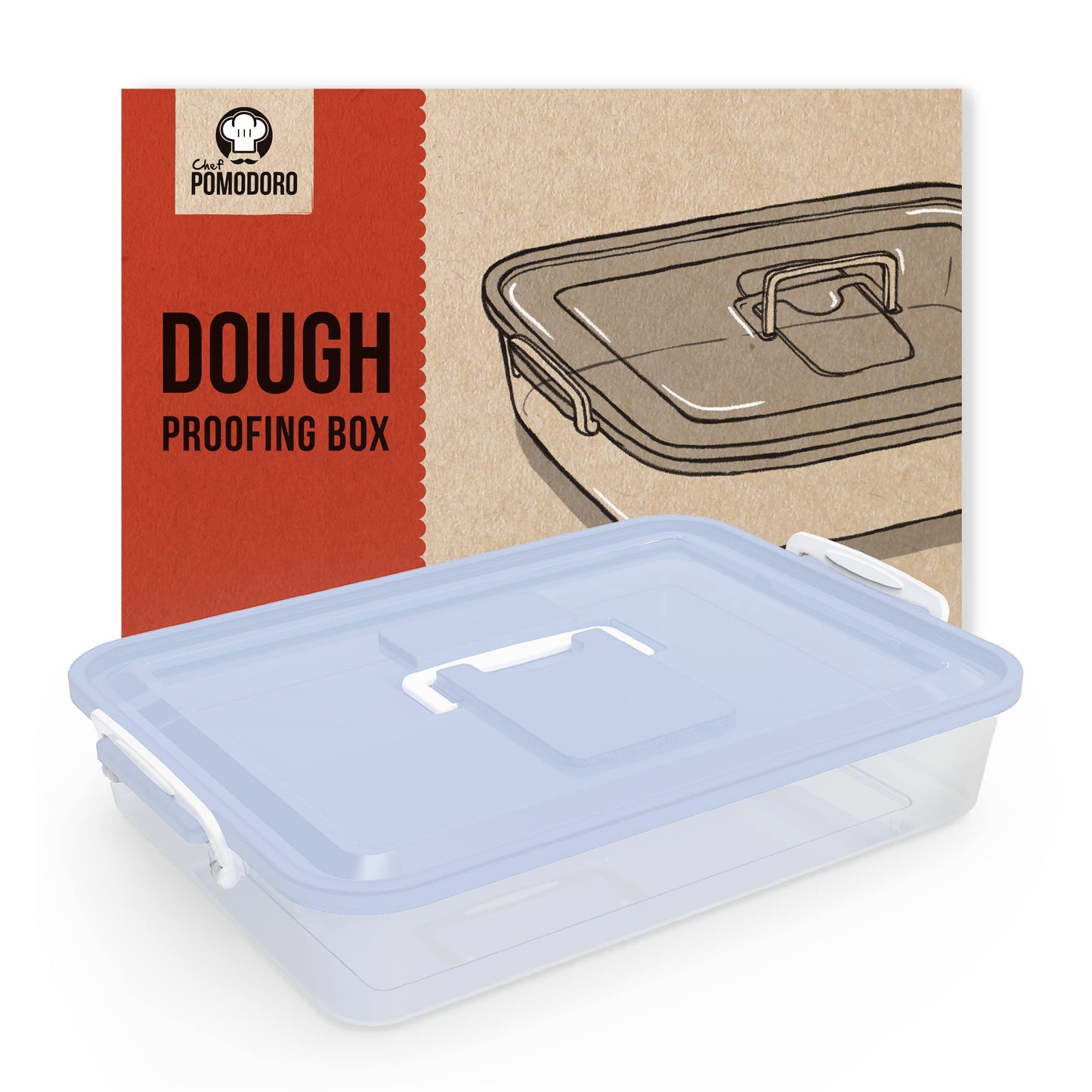 Pizzaballenbox, Blau 35,6 x 27,9 cm
