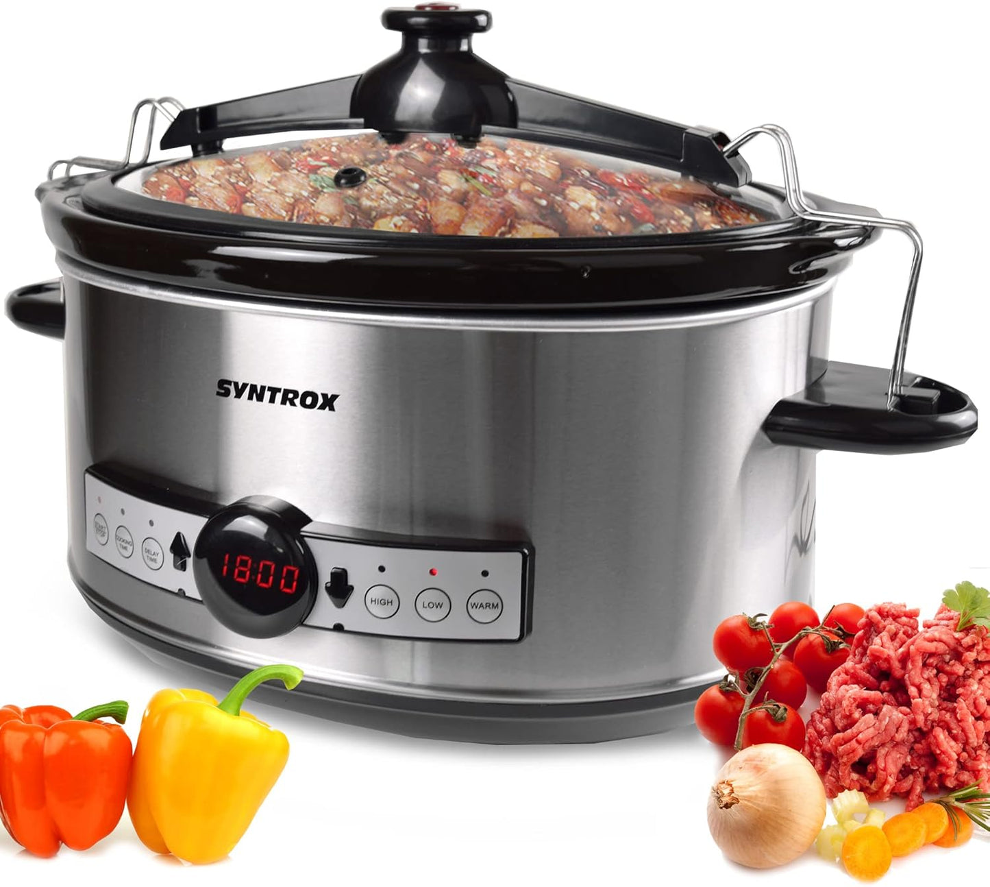 Slow Cooker mit Warmhaltefunktion