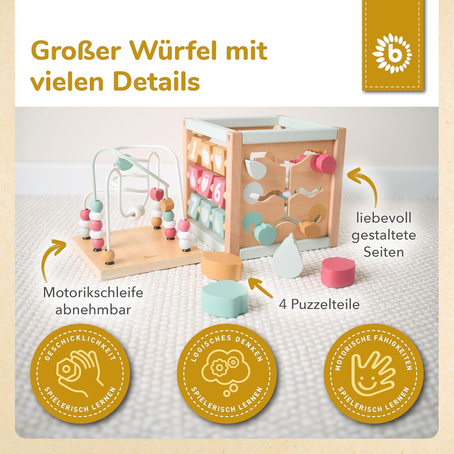 Motorikwürfel Berry, Berry XL