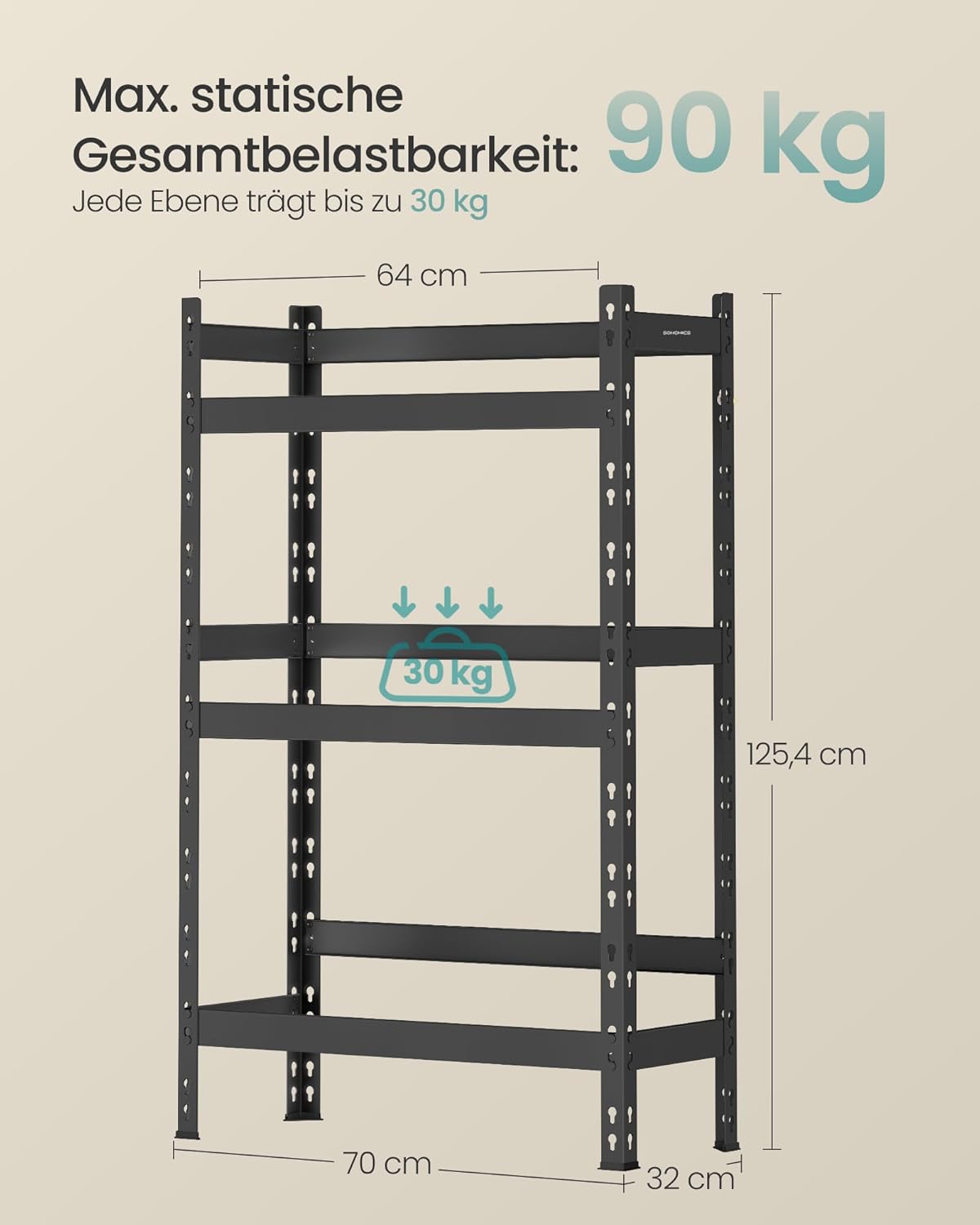 Getränkekistenregal