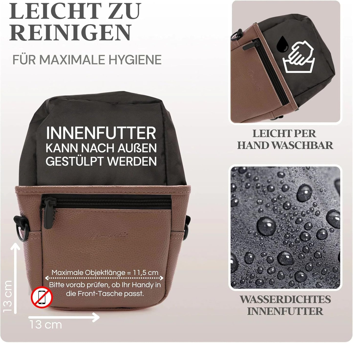 Leckerlitasche, S / Braun