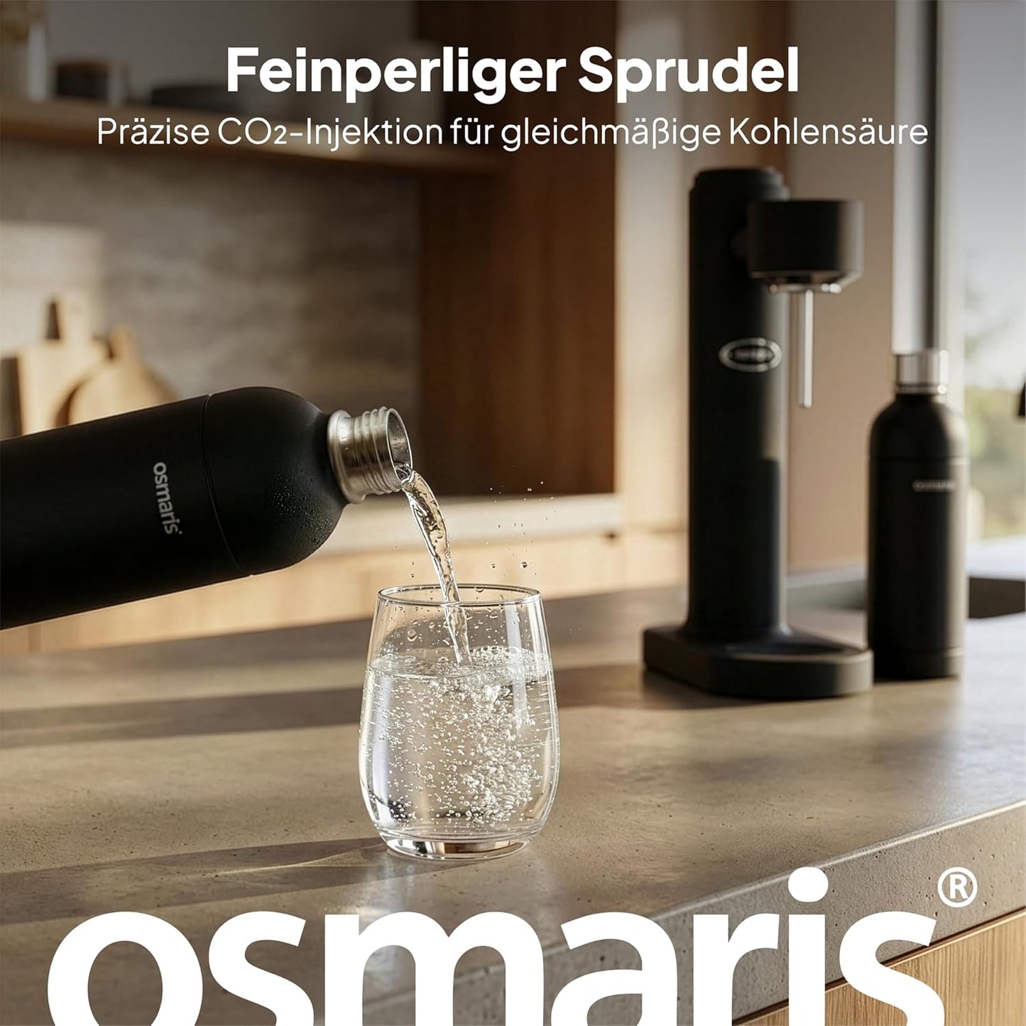 Sparkle One, Edelstahl - Mattschwarz