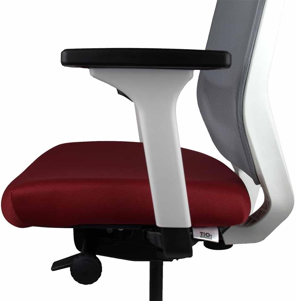 Ergonomischer Bürostuhl, Rot Netz-Rückenlehne
