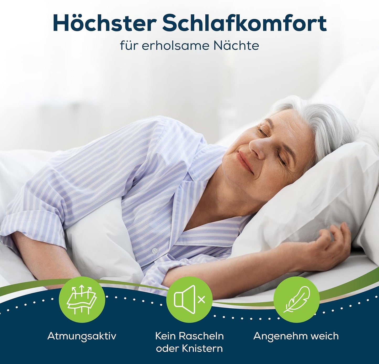 2 x wasserdichte Matratzenschoner, 2 90 x 200 cm