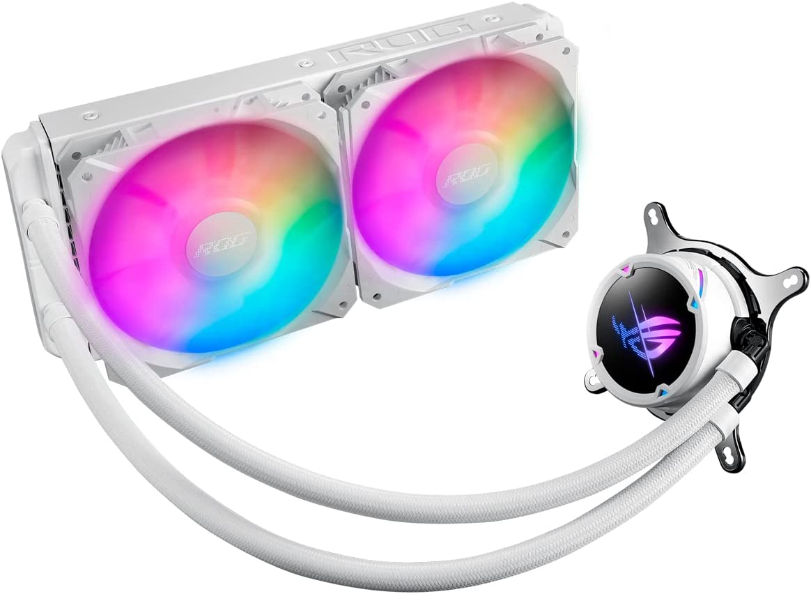 ROG STRIX LC II 240 ARGB White Edition 240mm, Wasserkühlung, 2 Lüfter ROG Strix LC II ARGB White Weiss