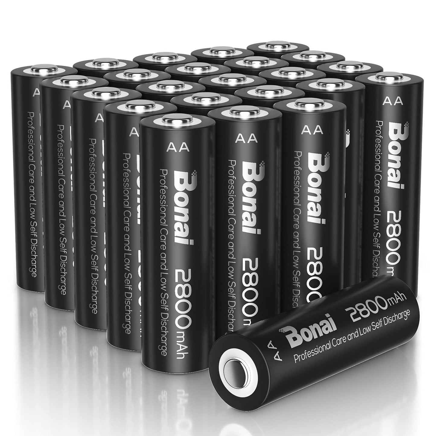 24 Stück wiederaufladbare Batterien, AA (24 Pack)