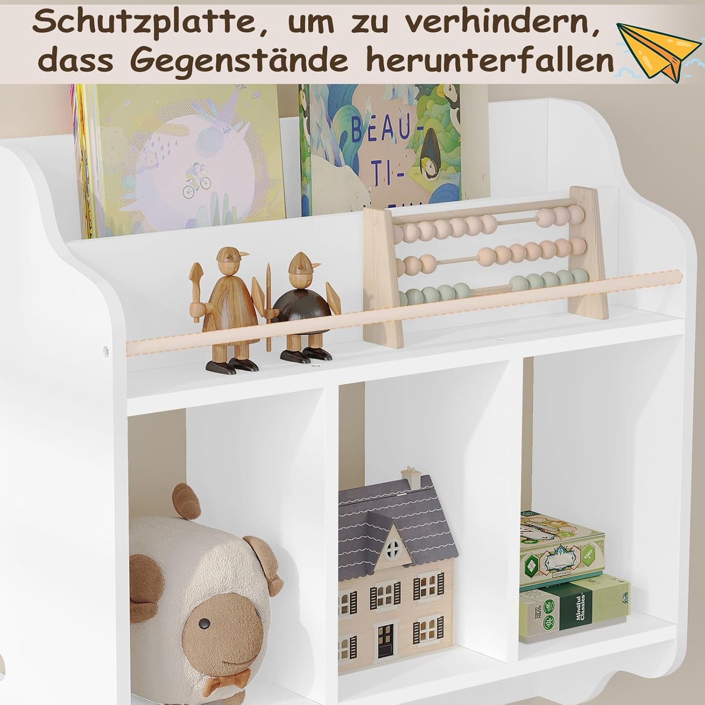 Bücher- und Wandregal für Kinder