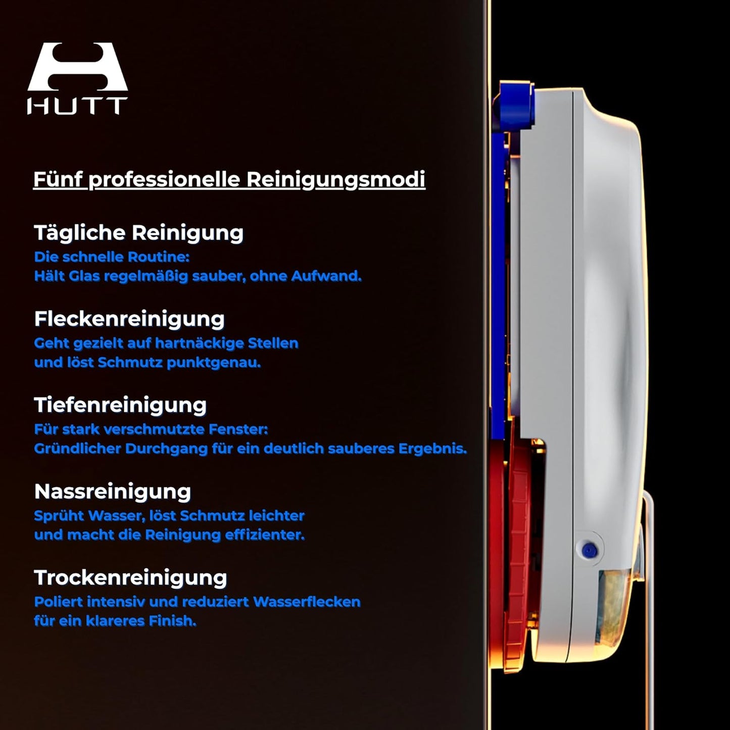 Fensterputzroboter mit intelligenter Routenplanung