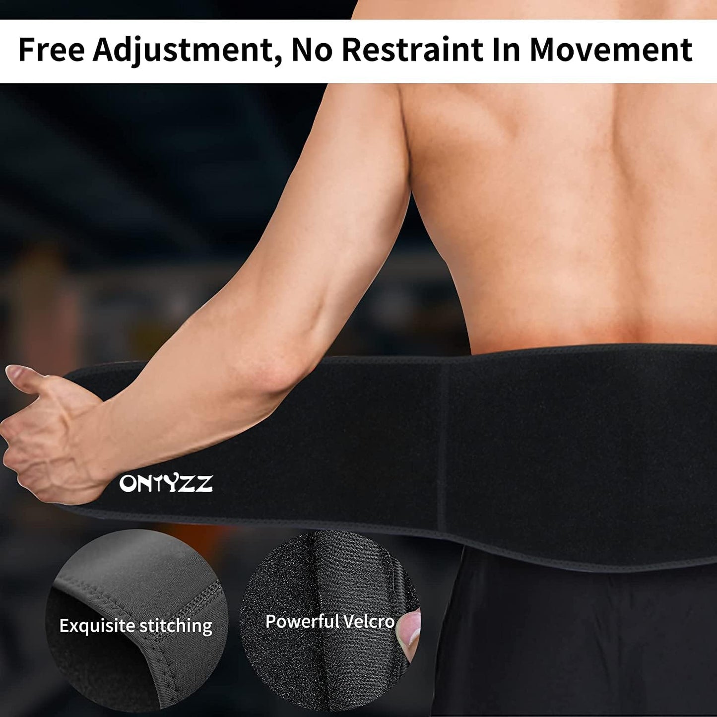 Rückenstützgurt für Sport, 9c-xl: Taille=116-140cm