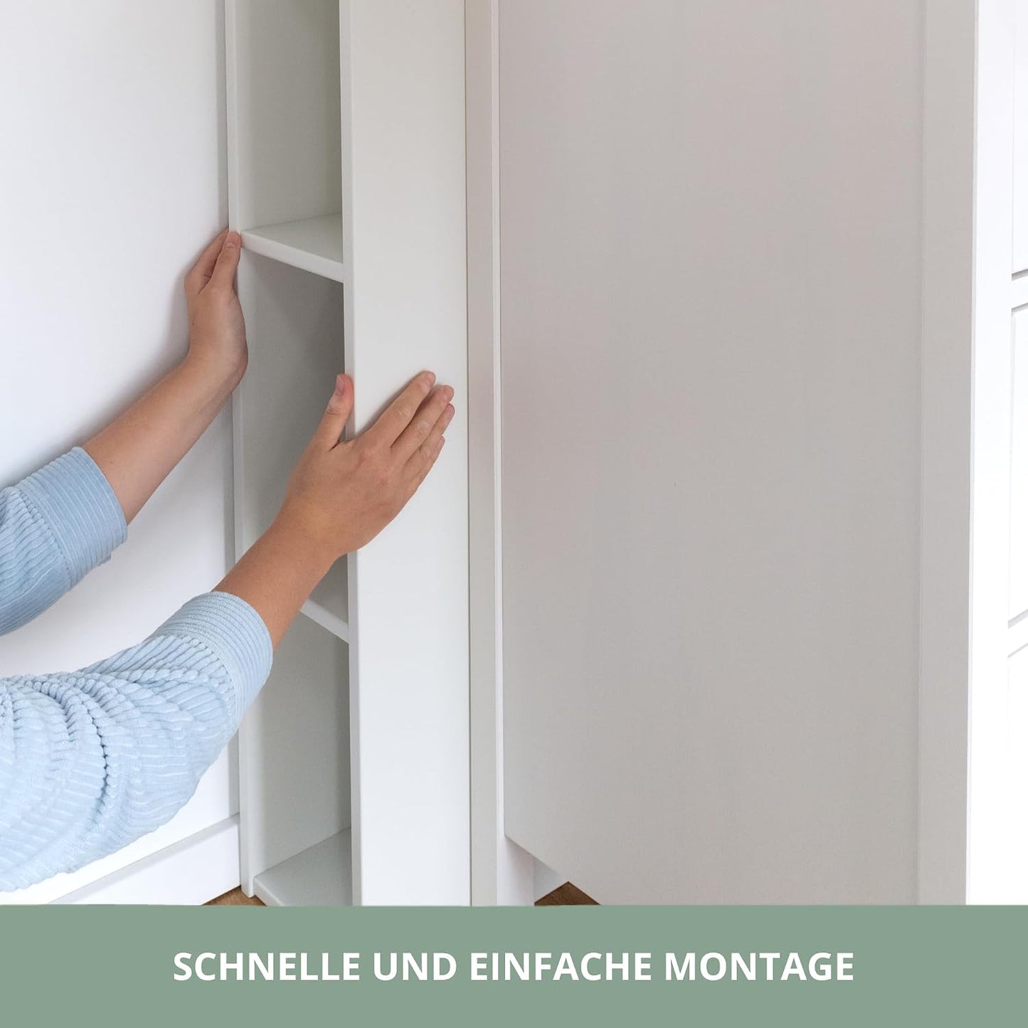 Stauraumregal für Wickelkommode, Weiss Für IKEA HEMNES