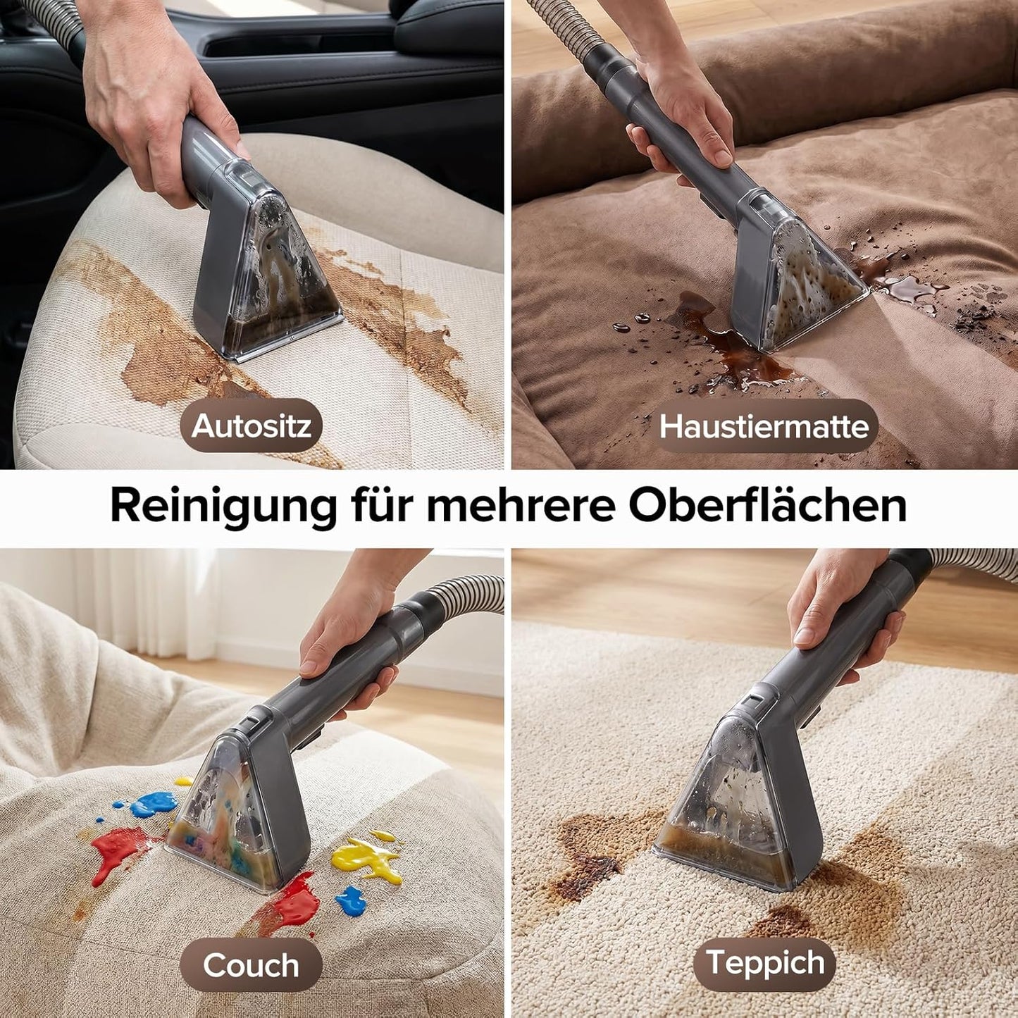 Nasssauger Polsterreiniger, Grau