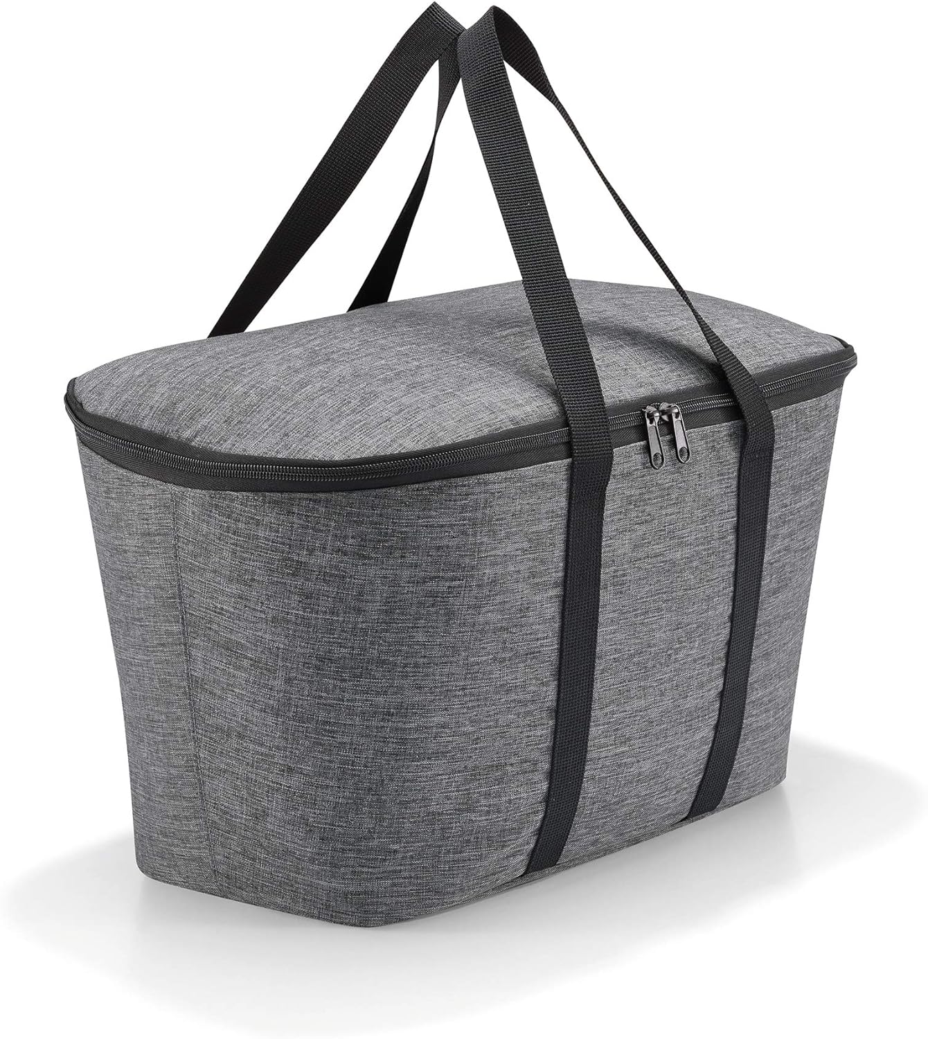 Carrybag mit Coolerbag Einkaufstasche, Black + Twist Silver