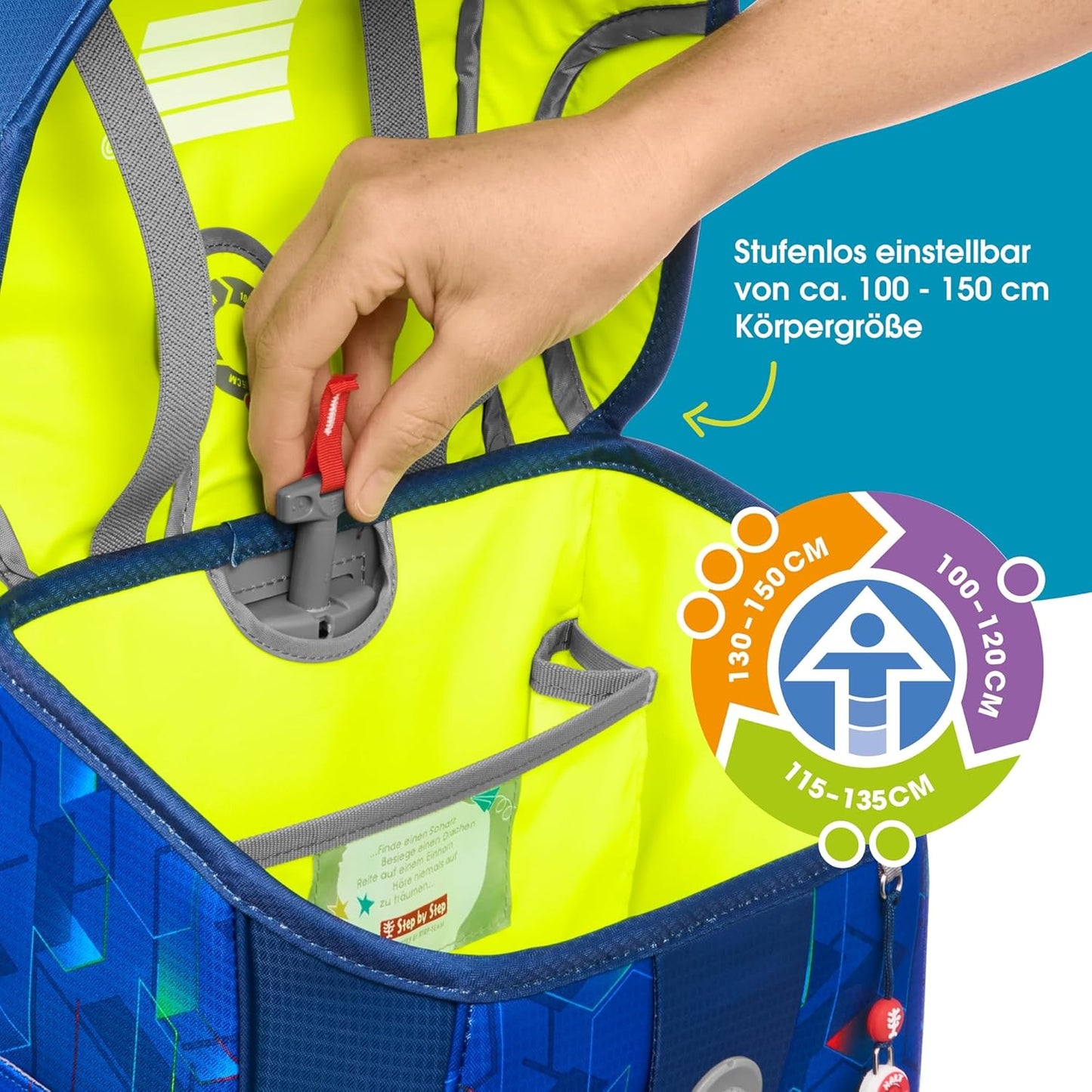Schulranzen-Set Police Truck Charly, Police Truck Charly - Blau