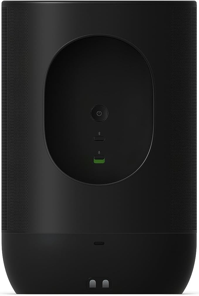 Move 2 mit WLAN, Bluetooth, kompatibel mit Amazon Alexa, Schwarz