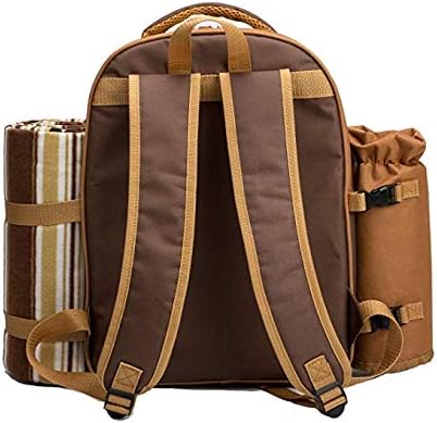 Picknickrucksack, Farbe: Braun-2