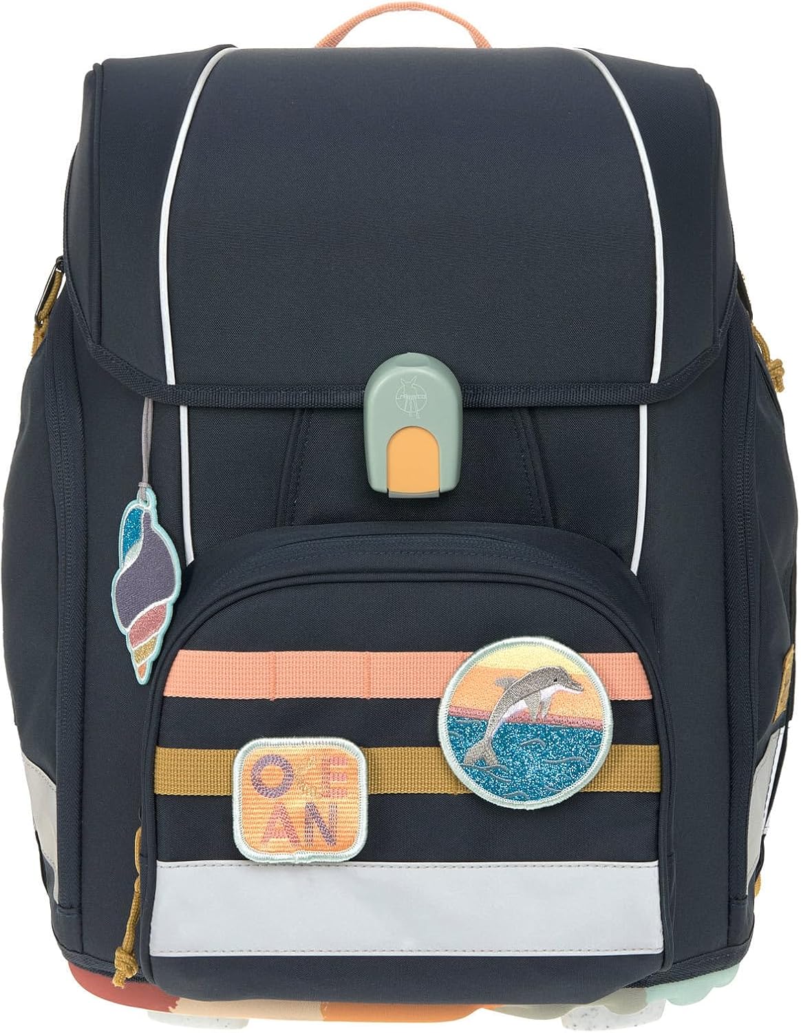 BOXY Unique Schulranzenset, Dark Blue Ocean Edition