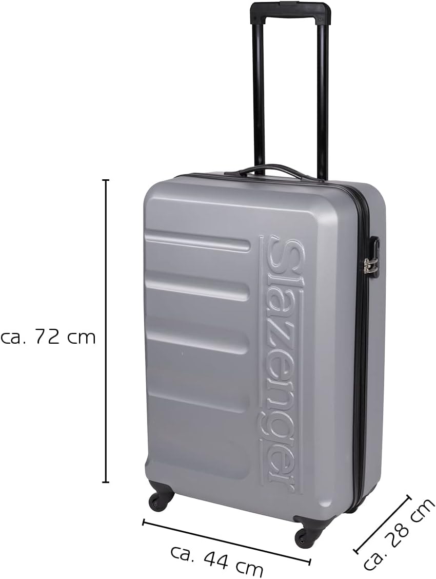 Trolley Set 18/22/26" ABS 3pcs, 3-Teilig Grau Grau