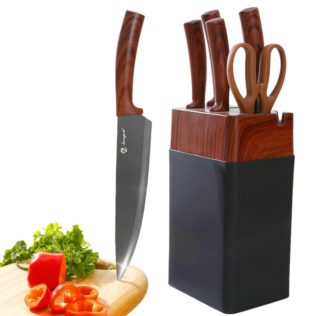 Messerblock-Set mit Messerschärfer