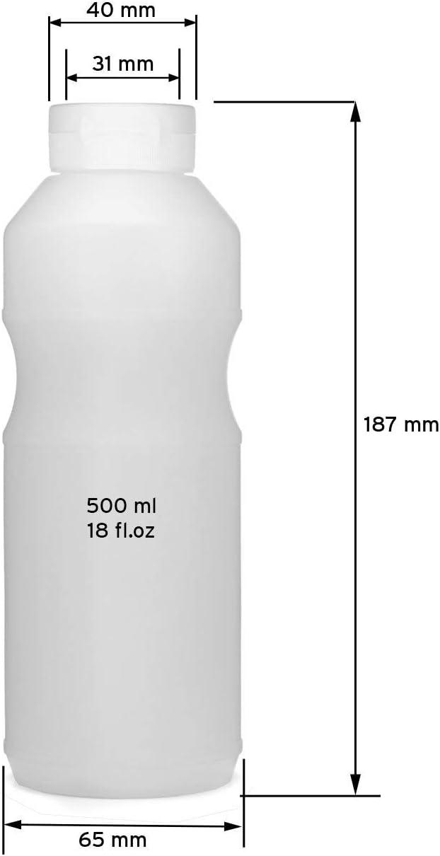 10er-Set Quetschflaschen inkl. Beschriftungsetiketten