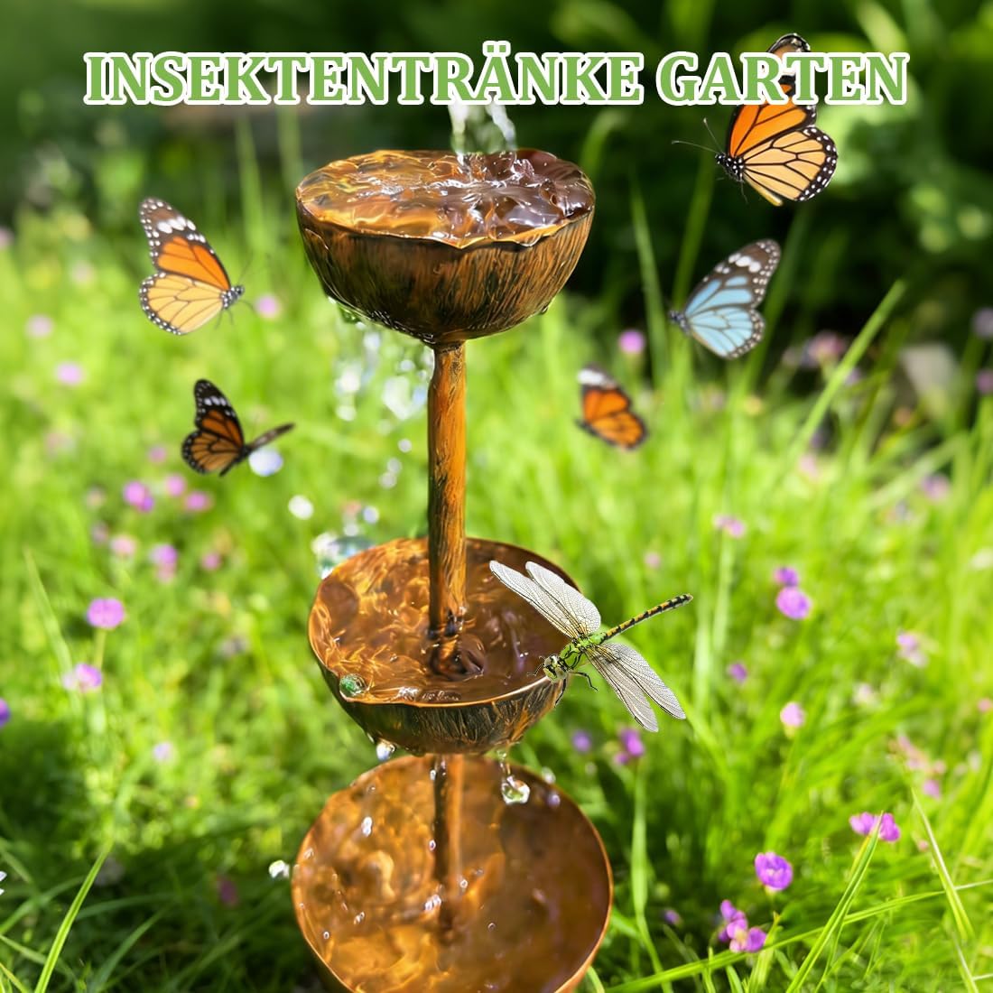 Gartenstecker Insektentränke