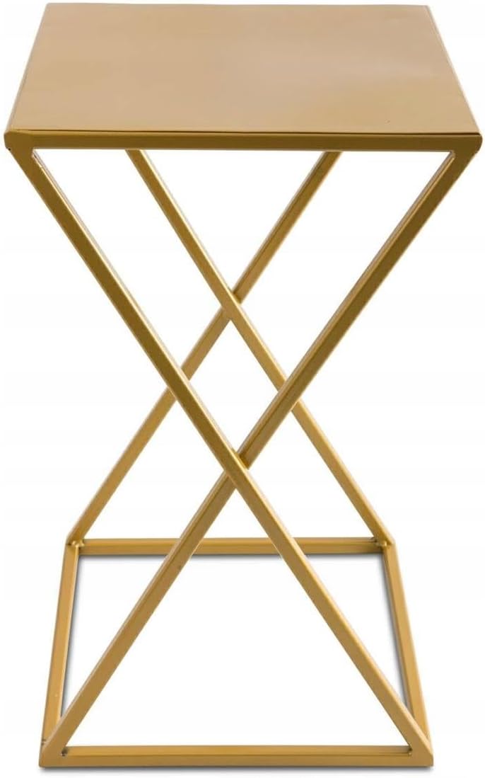 Metall Blumenständer, Gold 40 cm