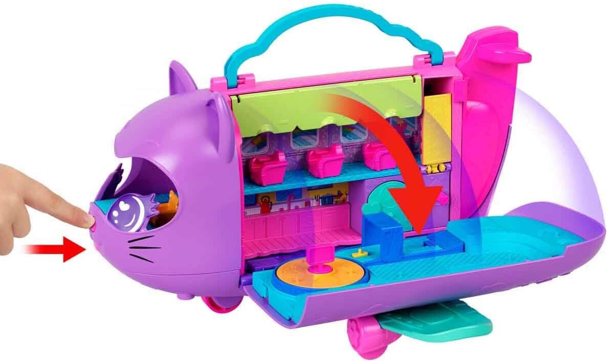 Kitty Airways Spielset, Cabrio-flugzeug für Kätzchen