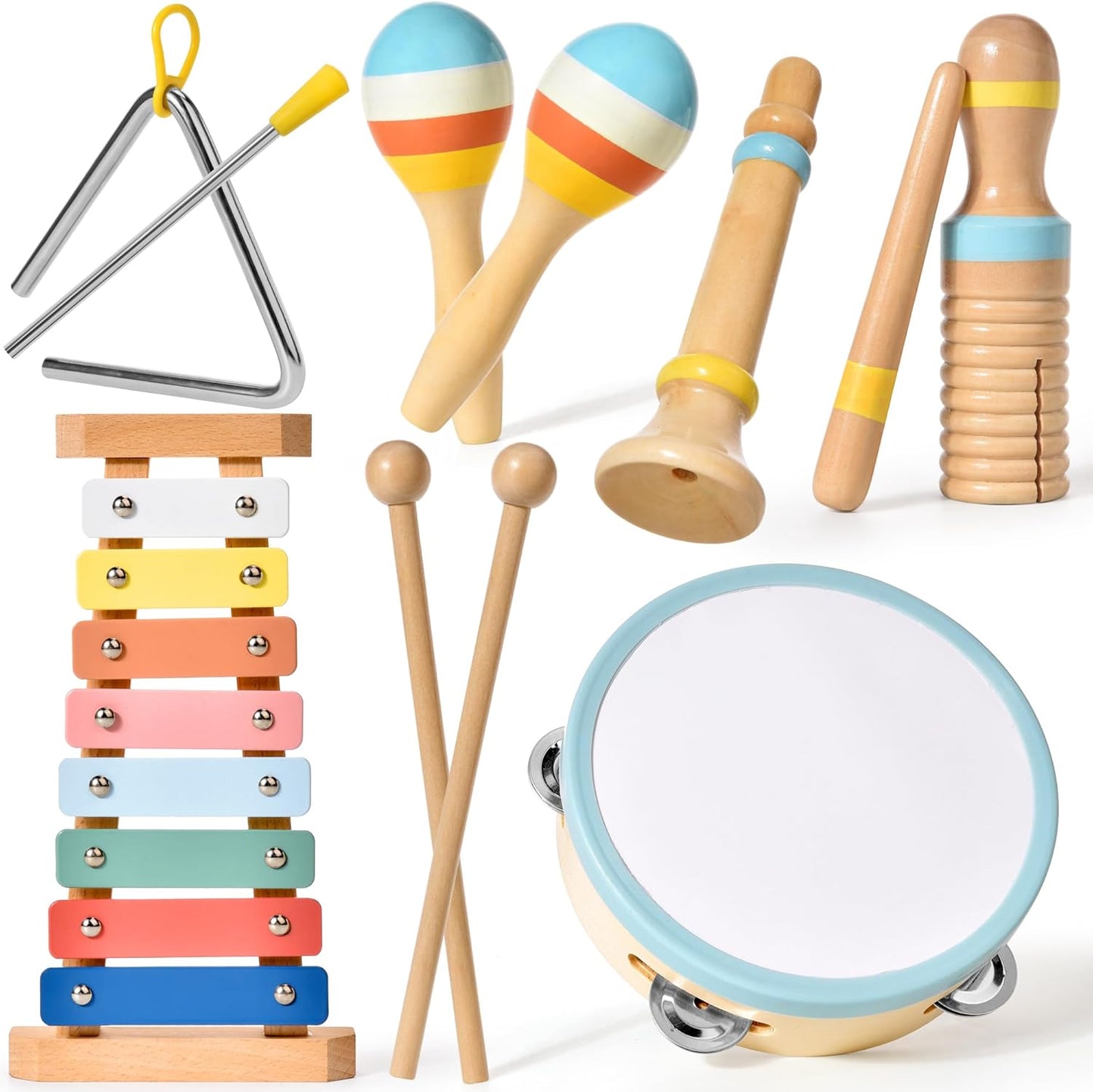 Musikinstrumente für Kinder, Holz