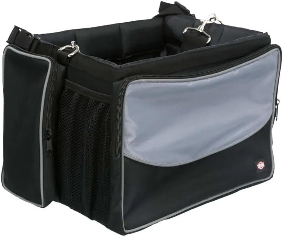 Front-Box für Fahrräder, schwarz, grau