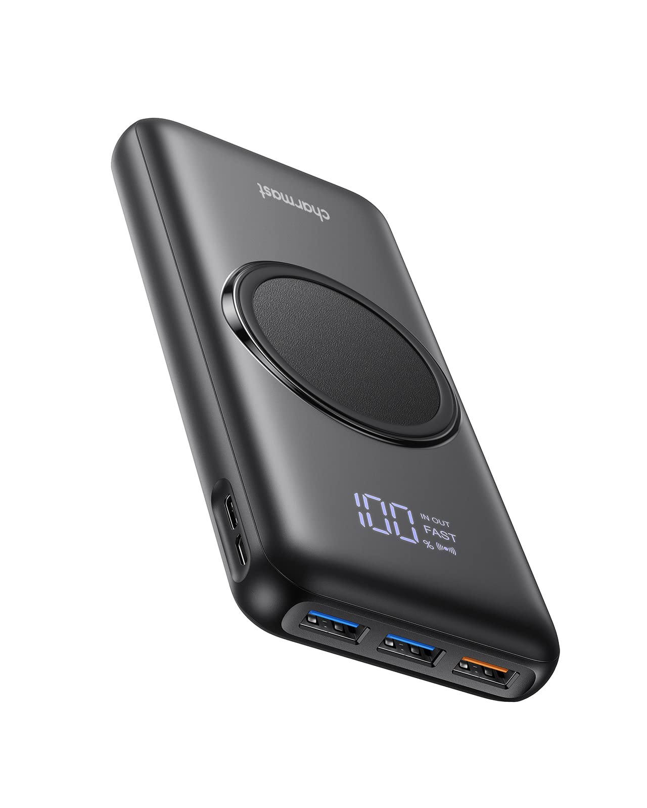 Wireless Powerbank 20000mAh, 22.5W, Schwarz
