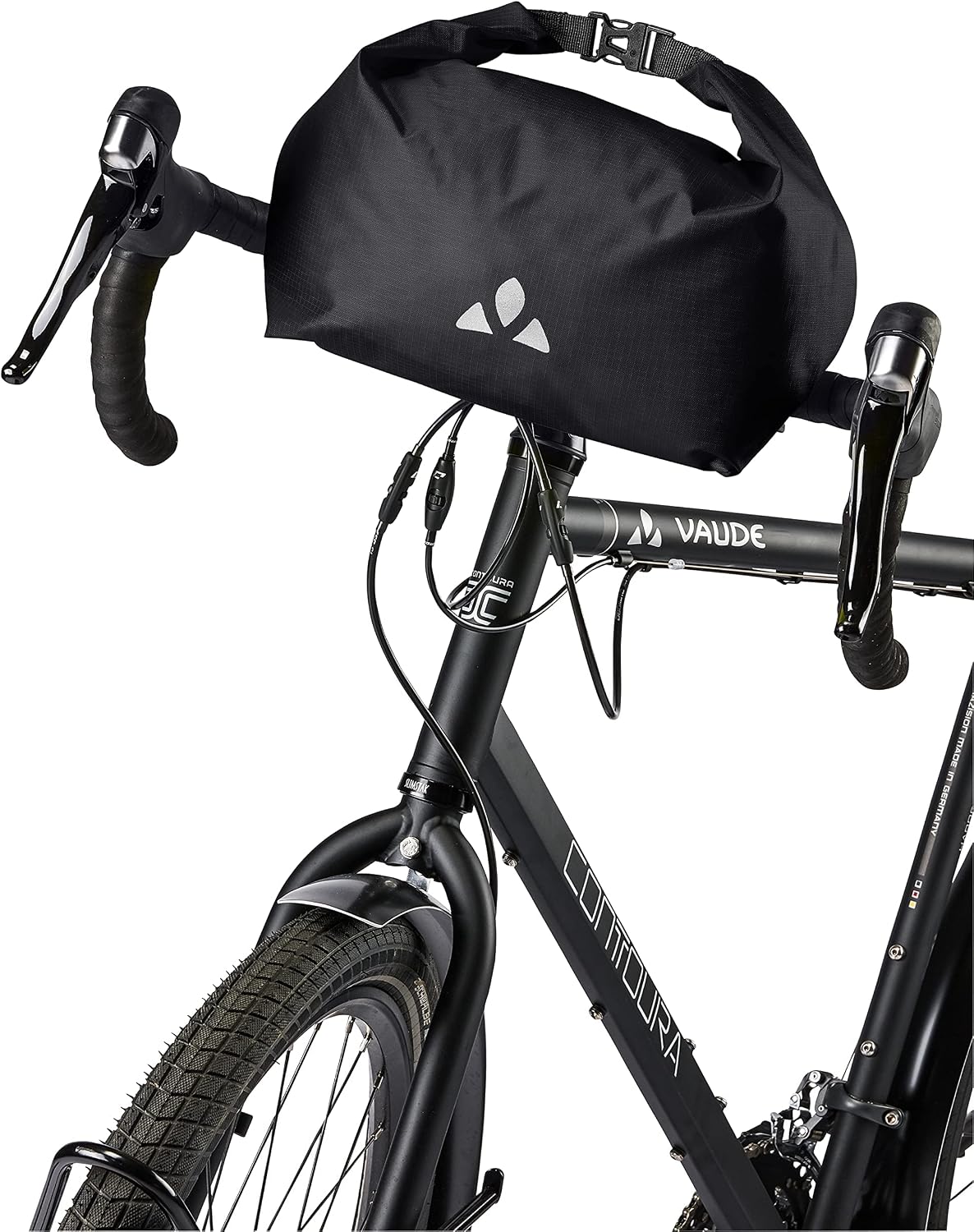 Lenkertasche für Touren und Alltag, Einheitsgrösse Black Uni