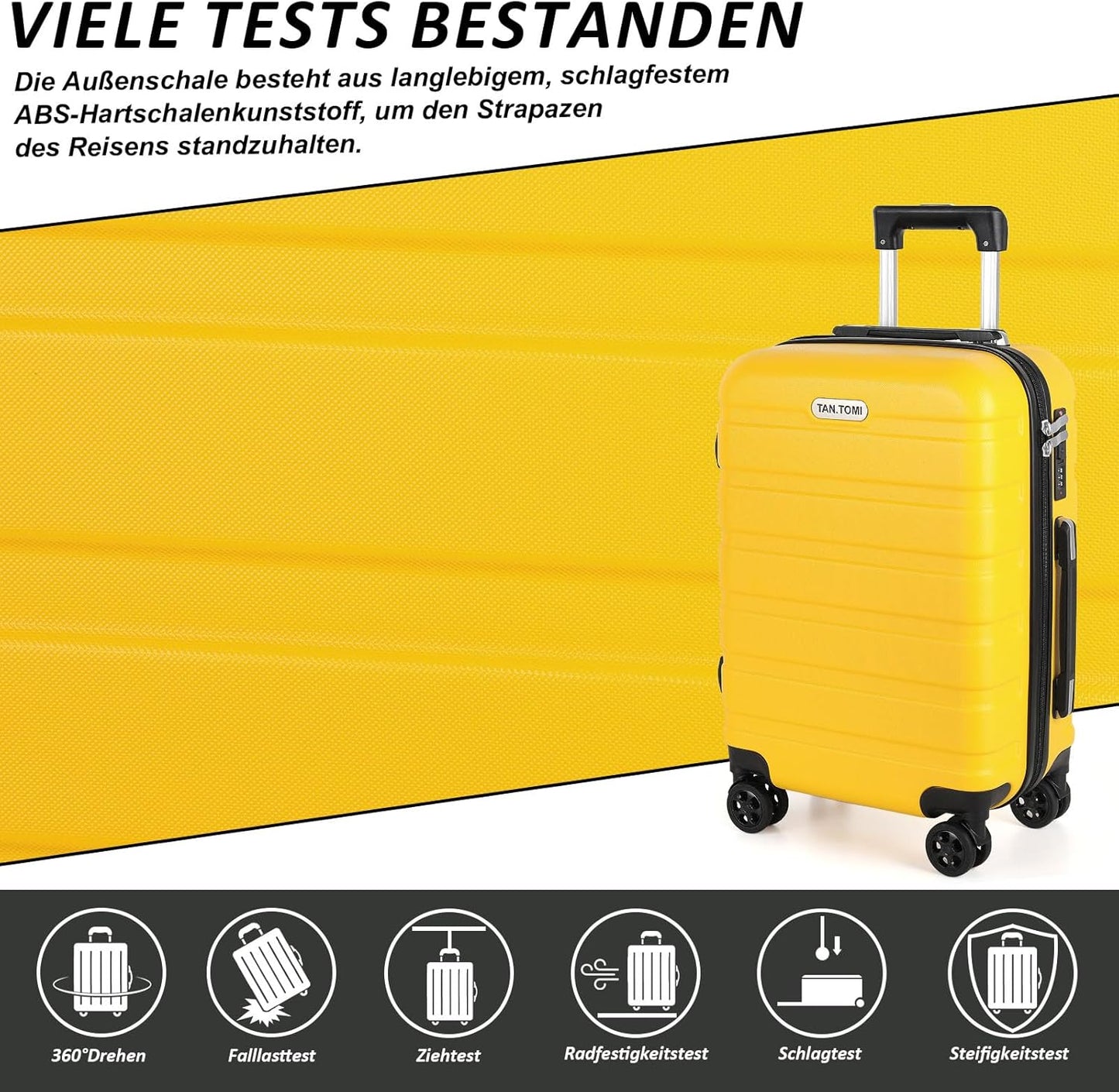 Hartschalen-Reisekoffer, Mango XL (28 Zoll)