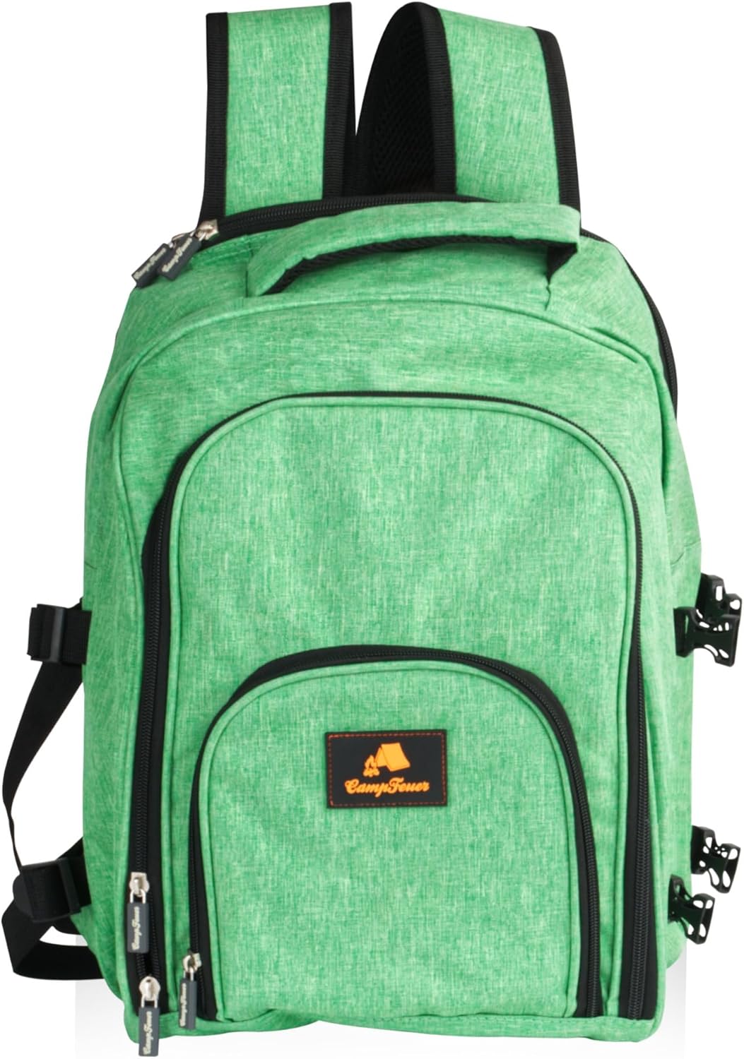 Picknickrucksack, Mintgrün Meliert