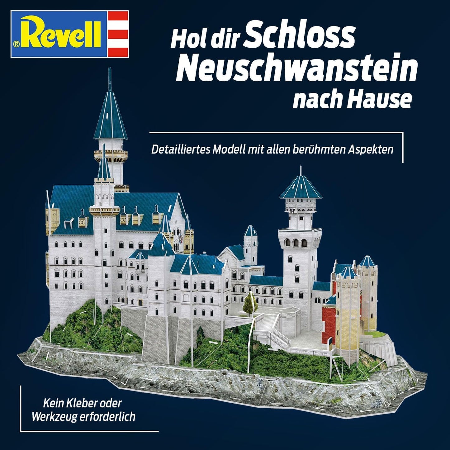 3D Puzzle Schloss Neuschwanstein (121 Teile), Burgen Neuschwanstein