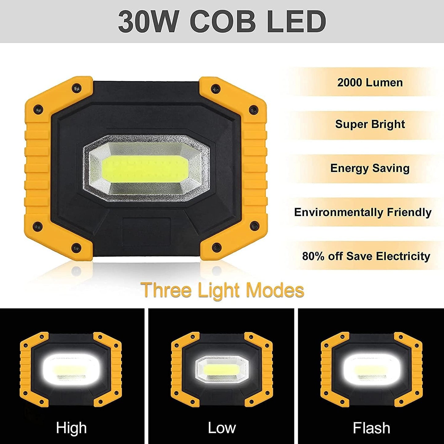 LED-Baustrahler ‎TS-F0110, 30w-2pack