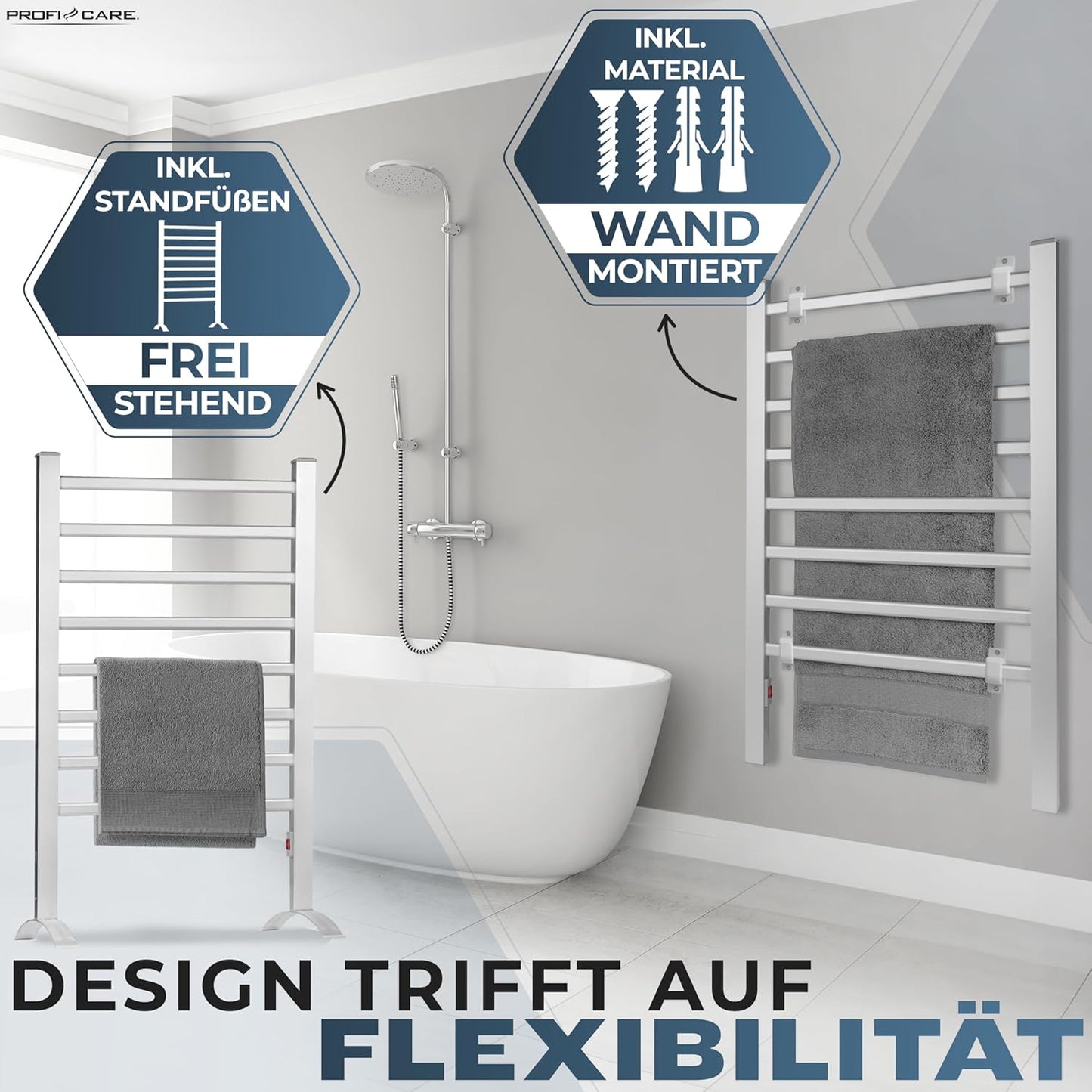 Elektrischer Handtuchwärmer PC EHW 3115