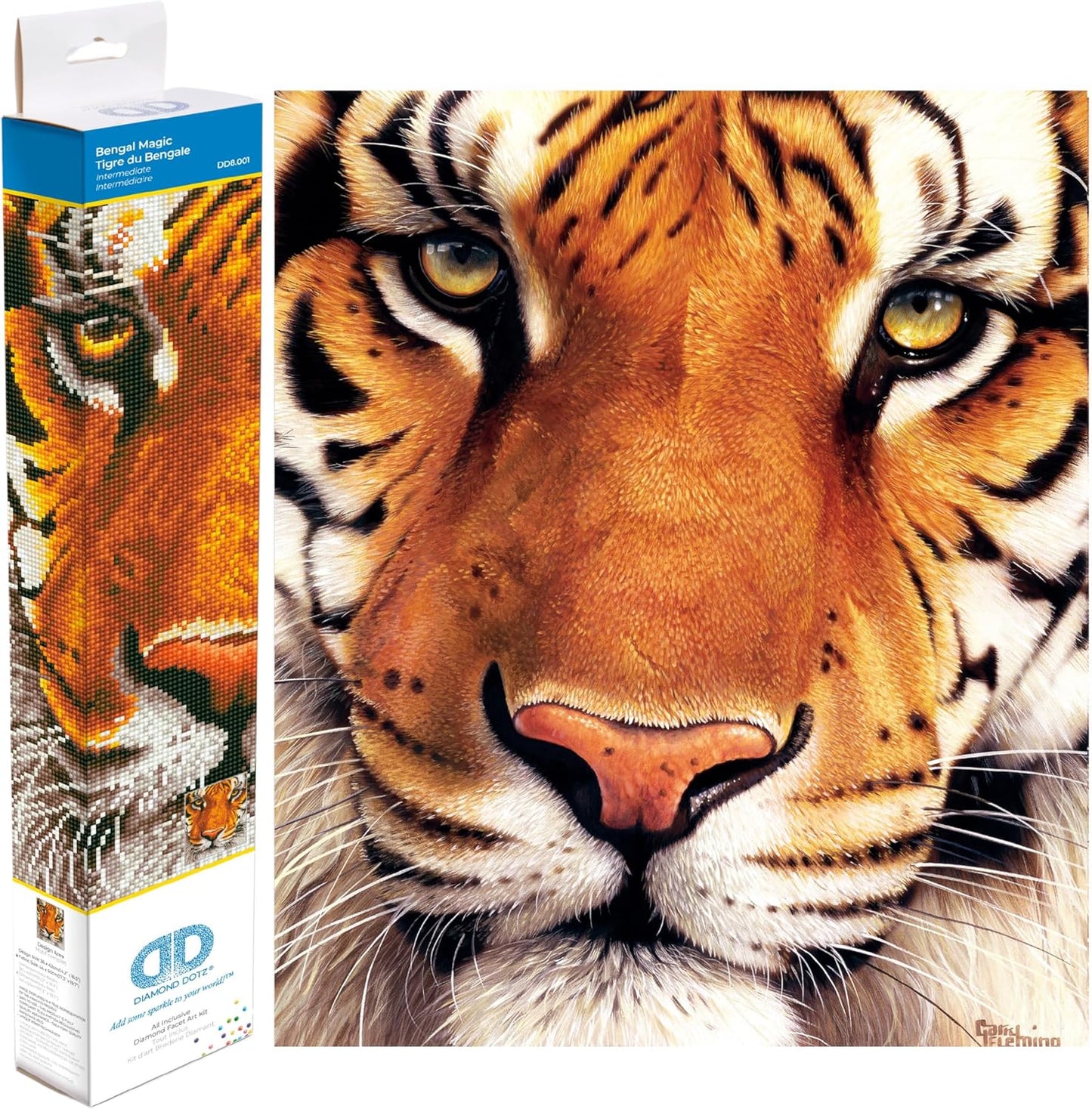 Diamond Painting Set Bengal Tiger Magie, Bengal Tiger Magie