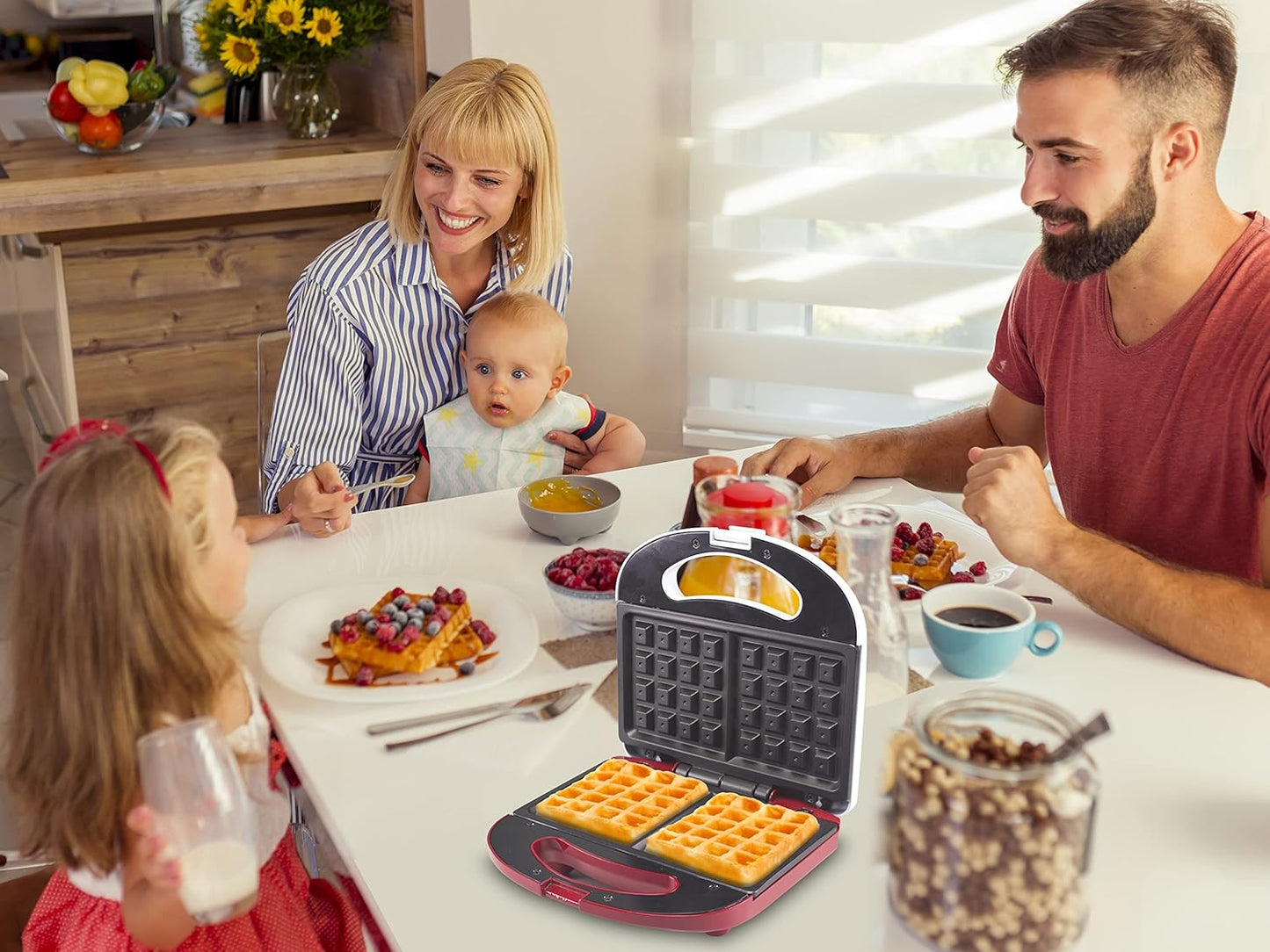 Waffeleisen, Quadratische Waffel