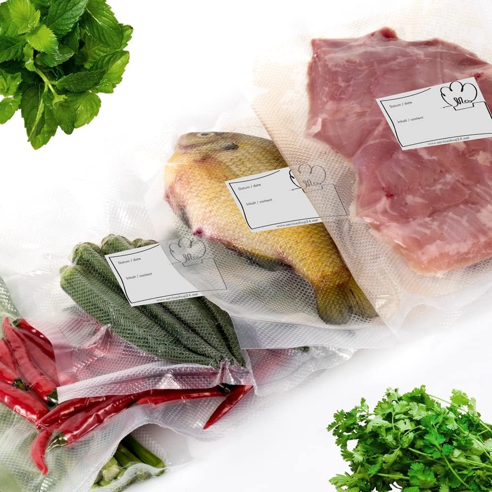 4-teiliges Vakuumierrollen-Set in 2 Grössen, Vakuum rollen (4 Rollen in 2 Grössen)