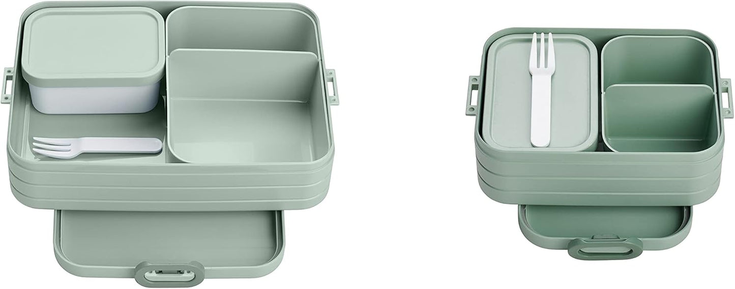 Bento Box Duo, Duo Pack (Midi + Large) Keine Personalisierung Nordic Sage
