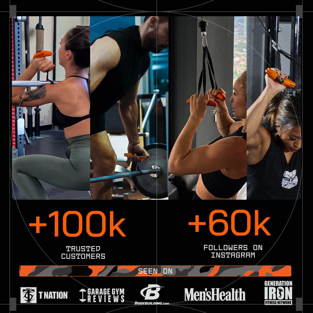 Suspension- und Kabeltrainer-Set für Ganzkörpertraining, A90 Camo Grip